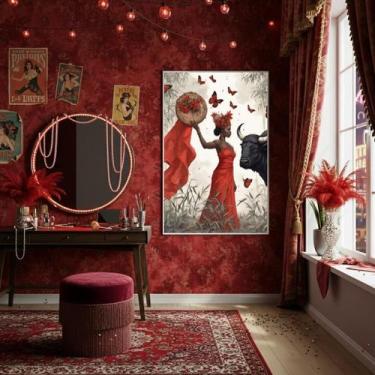 Imagem de Quadro Fotografia Orixá Iansã - 70X50Cm - Quadros On-Line