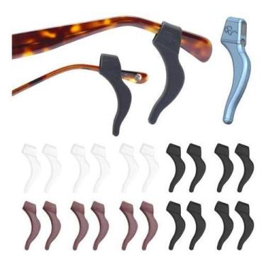 Imagem de 1 Par Suporte Gancho Aro Arco Silicone Óculos - Preta - Ghc Acessórios