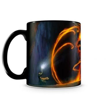 Imagem de Caneca Mágica senhor dos anéis Gandalf vs Balrog - Starnerd