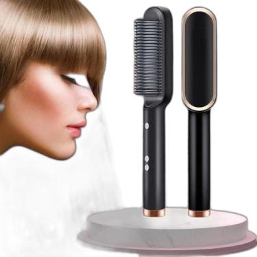 Imagem de Escova Alisadora 3 Em 1 Profissional - Zonne