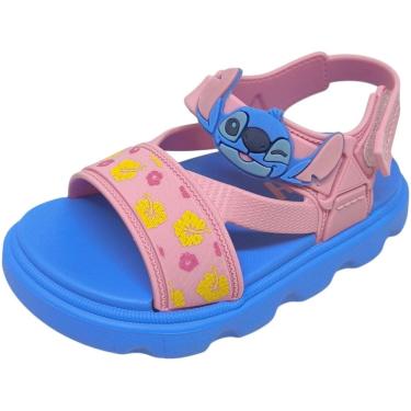 Imagem de Sandalia Infantil Menina Conforto Macia Casual Disney Stich