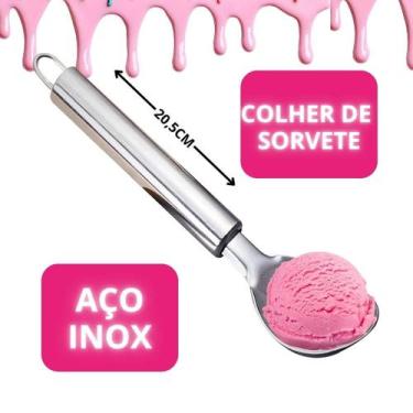 Imagem de Colher De Sorvete Em Aço Inox 20,5 Cm Xpert
