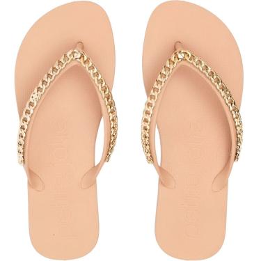 Imagem de Chinelo Feminino de Dedo Casual Dia a Dia com Aplique de Corrente J-Soft Petite Jolie Pj7122