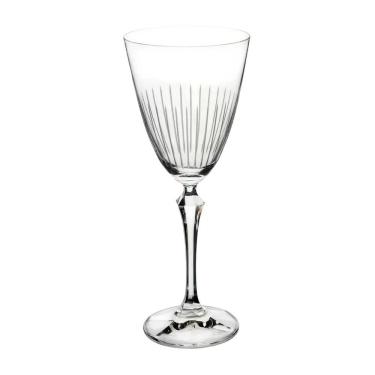 Imagem de Taça Para água De Cristal Ecológico Elizabeth Lapidada Full Fit 350ml 23cm