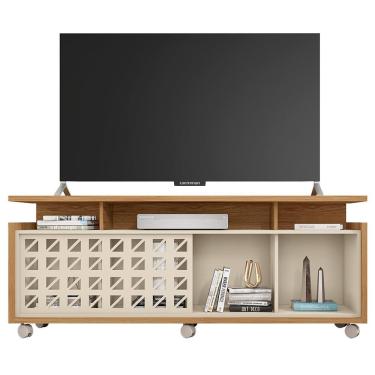 Imagem de Rack Bancada Tv Até 65 Polegadas Orion Buriti/off White