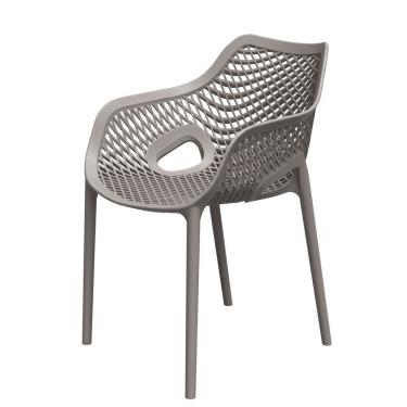 Imagem de Cadeira Poltrona Jardim-varanda Colmeia Polipropileno – Tk nude