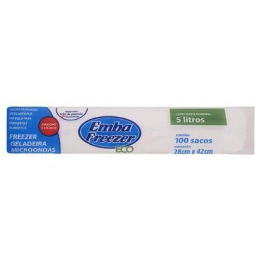 Imagem de Sacos Plasticos Para Conservar Alimentos 5 L Embafreezer - Geral