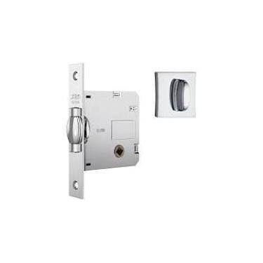 Imagem de Fechadura Banheiro - Stam Rolete 1025 Cromado Quadrada