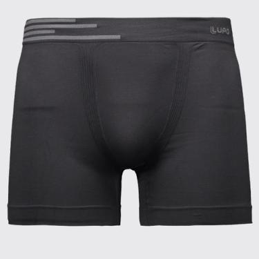 Imagem de Cueca Boxer Lupo Fiber Man Chumbo e Cinza, M