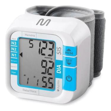 Imagem de Multi Saúde Aparelho de Pressão Digital de Pulso HC204 Branco - MULTIL