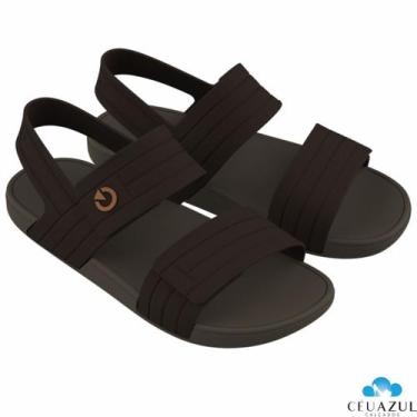 Imagem de Sandália Papete Masculino Cartago Atlanta Adulto tiras autocolantes Or