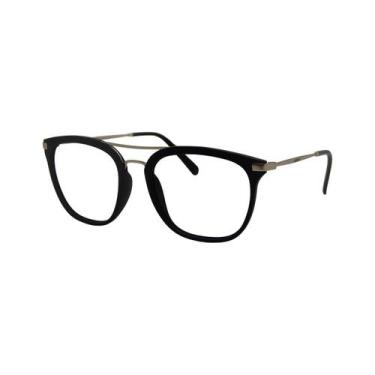 Imagem de Armação Óculos Colcci Mag C6113a7053 Preto Fosco C/ Dourado Brilho, Pr