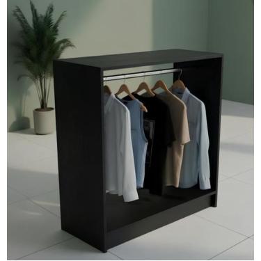 Imagem de Balcão central mdf premium loja expositor arara cabideiro boutique org