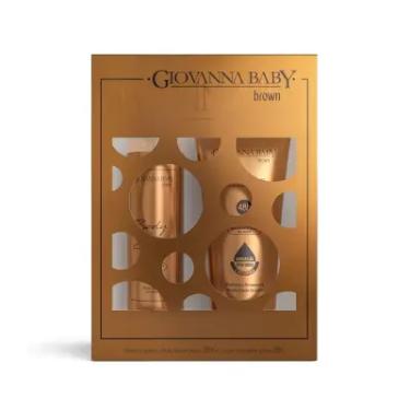 Imagem de Giovanna Baby Kit Body Splash 260ml + Loção Hidratante 200ml Brown Ámbar Baunilha