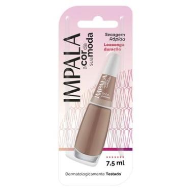 Imagem de Impala Esmalte Cremoso A Cor da Moda Linho Nude Rosado 7,5ml