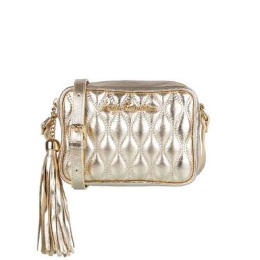 Imagem de Bolsa luiza barcelos pequena clássica 77770595, UN, Metal nude