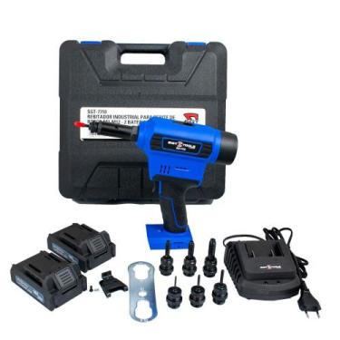 Imagem de Rebitador industrial a bateria 18V 2Ah para rebite de rosca M3 - M8 - 