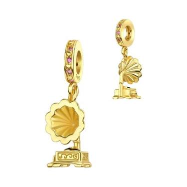 Imagem de Pingentes De Instrumentos Musicais Em Prata Esterlina: Piano, Guitarra