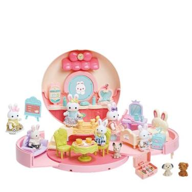 Imagem de Casinha Feliz Bolsinha ou Mochila Donut C/ Coelhinha e Acessórios - Es