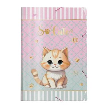 Imagem de Pasta Escolar Aba Elástico Oficio So Cute - Dac