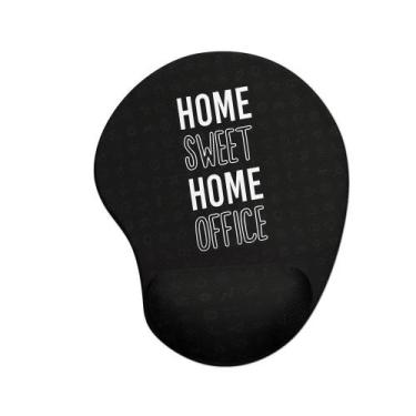 Imagem de Mouse pad Ergonômico Home Sweet Home Office Preto - Starnerd