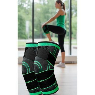 Imagem de 2x Joelheira Compressão Esportiva - Alívio e Proteção (Kit 2 - Congrat