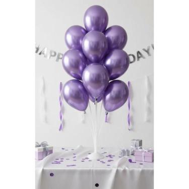 Imagem de 2x Arranjo Mesa Balões 45cm: 2 Unid. Festa Elegante - Congratulations 
