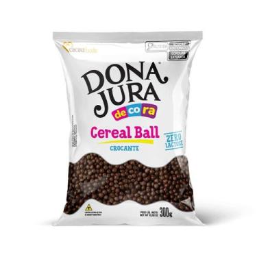 Imagem de Mini Cereal Ball Crocante Chocolate 300g Decora Dona Jura
