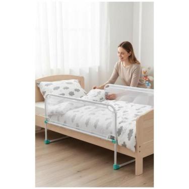 Imagem de Kit 2 Grades De Proteção Cama Bebê/Idoso Branca - Congratulations Stor