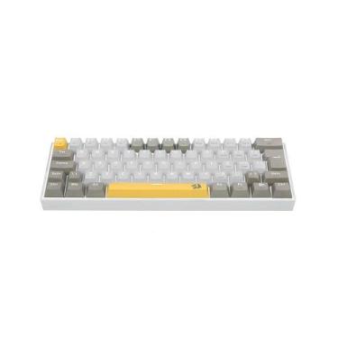 Imagem de TECLADO MECANICO GAMER FIZZ RGB SWITCH BROWN REDRAGON K617-RGB-YL&ampW