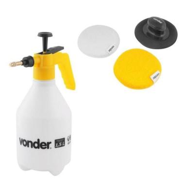 Imagem de Kit Polimento 3 Peças E Pulverizador Manual 1,5 Litro Vonder