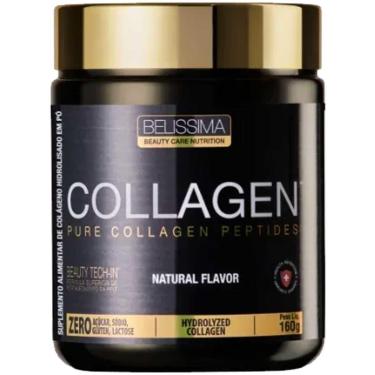 Imagem de Colágeno Hidrolisado Peptídeos Puro 160g Sem Sabor Belissima-Unissex