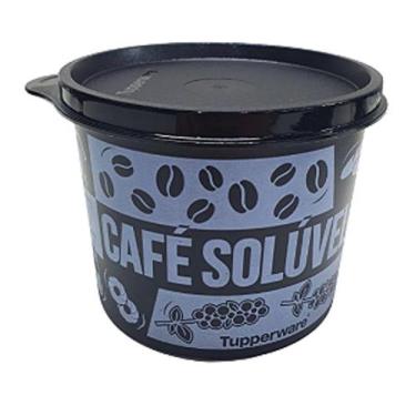 Imagem de Tupper redondinha café solúvel pb pop box da tupperware