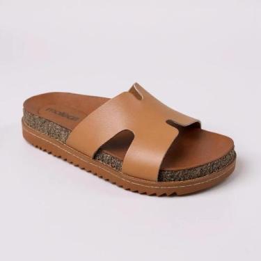 Imagem de Sandália Feminina Moleca Plataforma Slide Confortável Moda e Estilo, M