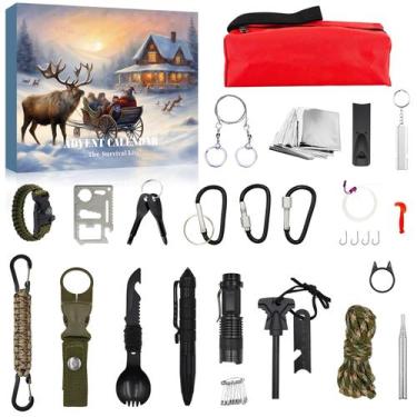 Imagem de Calendário do Advento Aiolpy 2024 Kit de sobrevivência de Natal para a