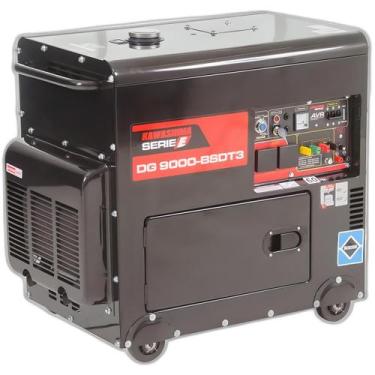 Imagem de Gerador à Diesel Dg9000Bsdt3 7500W 380/220V Trif. Kawashima