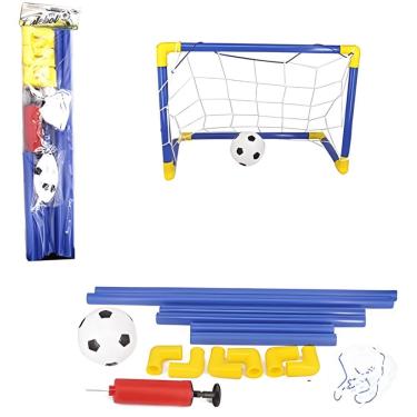 Imagem de Kit Futebol com Gol e Bola WB7871 Infantil com Bomba de Ar Plástico PVC Well Kids