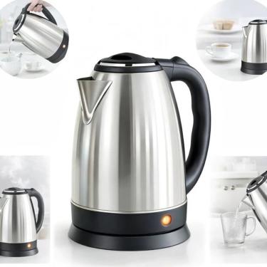 Imagem de Chaleira Elétrica Jarra Café Chá Inox Aço Inox 1.7L 110V