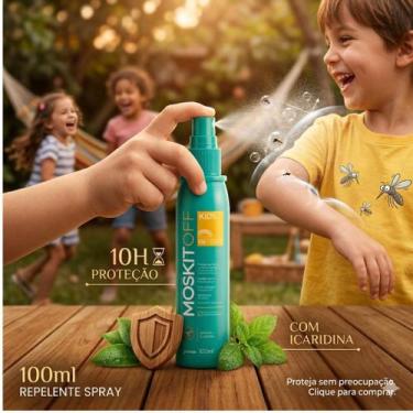 Imagem de Repelente Spray Infantil Moskitoff Icarnidina 100ml
