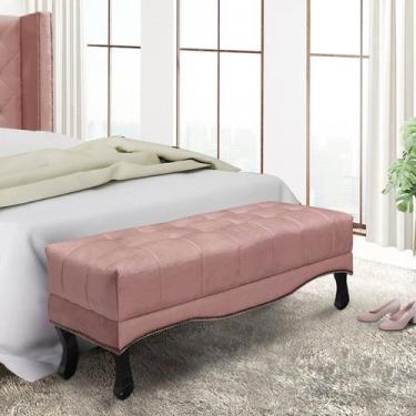 Imagem de Calçadeira Recamier King Vicenza Rosa - Spezzia Decor