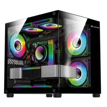 Imagem de Gabinete Gamer Hayom GB1796 4 Fans S/Fonte ATX Preto - GB1796