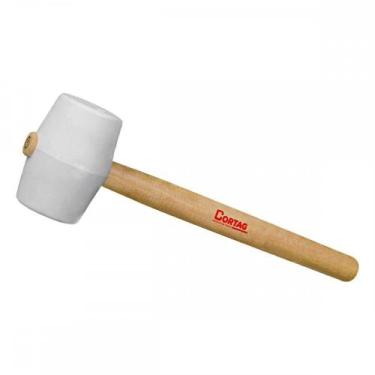 Imagem de Martelo De Borracha Branco Cortag 50Mm
