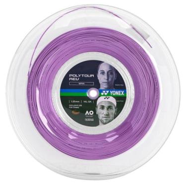 Imagem de Corda Yonex Polytour Rev 16L 1.25mm Roxo Com 200 Metros