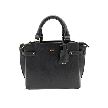 Imagem de Bolsa Feminina Mayon 5240 Tote Couro Lezard Preto