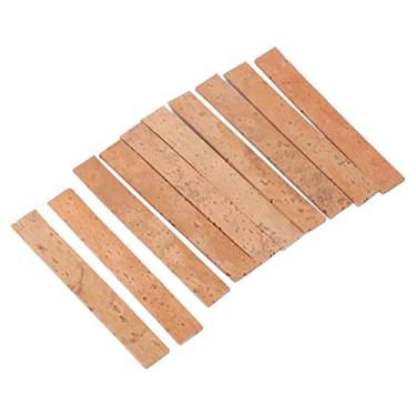 Imagem de Eujgoov Conjunto de 10 peças de folhas de cortiça para pescoço de saxofone, cortiça, clarinete, pescoço, juntas, acessórios de reparo