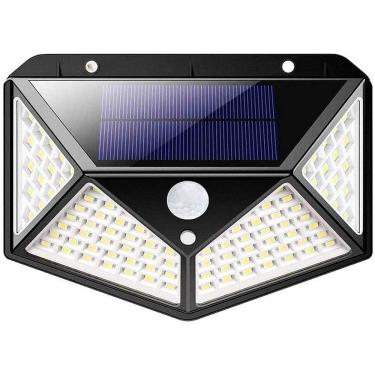 Imagem de Luminária Led Solar 100 Leds C/ Sensor De Presença