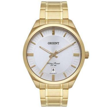 Imagem de Relógio Orient Analógico Dourado Masculino Mgss1217 S1Kx