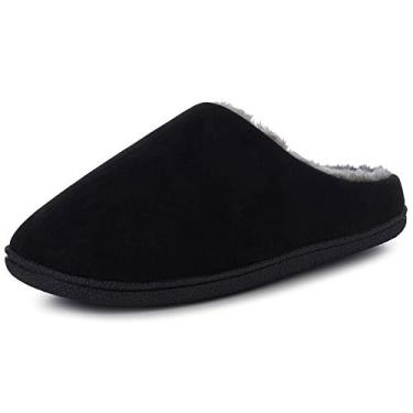 Imagem de Alpine Swiss Renald Pantufas masculinas de espuma viscoelástica, Preto, 9