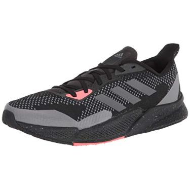Imagem de adidas Tênis de corrida masculino X9000L2, preto/metálico noturno/cinza, tamanho 39, Preto/Metálico Noturno/Cinza, 39