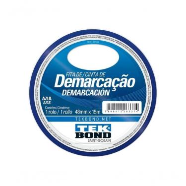 Imagem de Fita Demarcacao Solo Tekbond 48Mmx15M Azul Blister